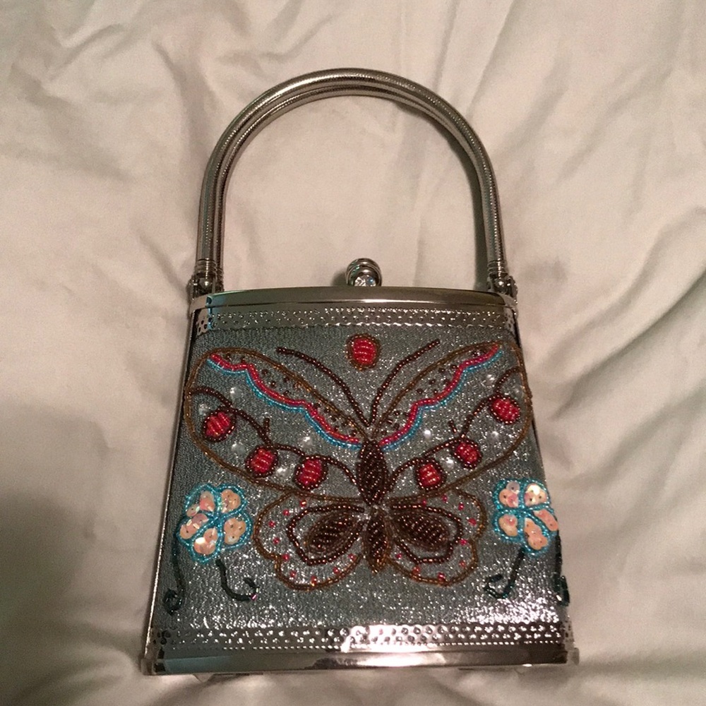 Vintage Metal Beaded Purse